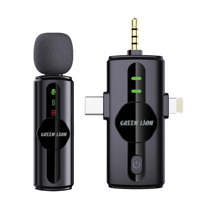 Green Lion GM-79X 3 in 1 Microphone - Zwart-Microfoon-Ilumina Benelux