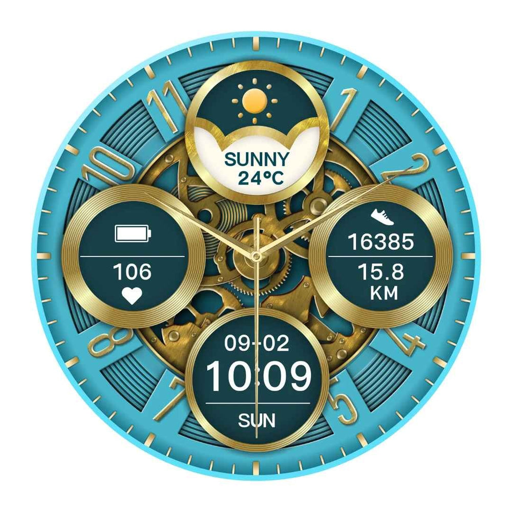 Green Lion GT-FIT Smart Watch - Blauw-Smartwatches-Ilumina Benelux