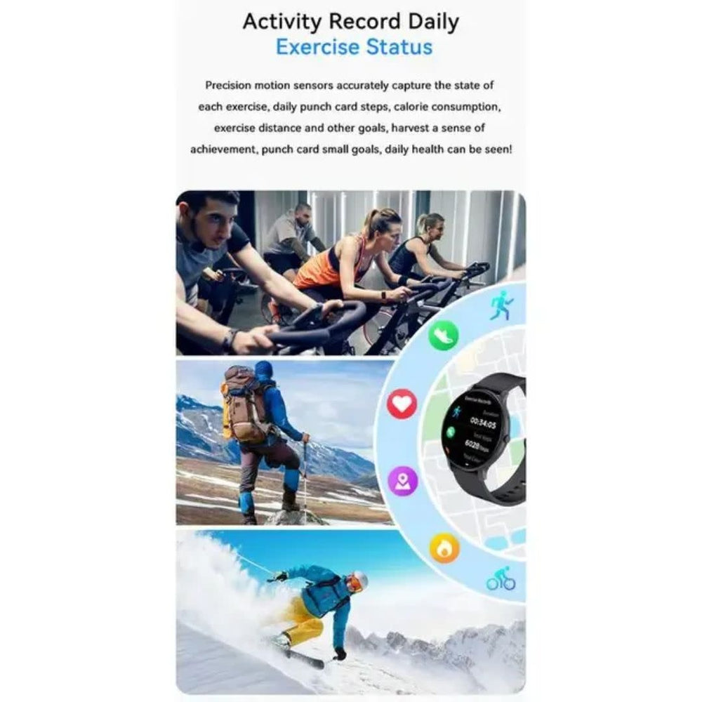 Green Lion GT-FIT Smart Watch - Zilver-Smartwatches-Ilumina Benelux