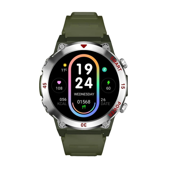Green Lion Gear Fit Smart Watch - Zilver-Smartwatches-Ilumina Benelux