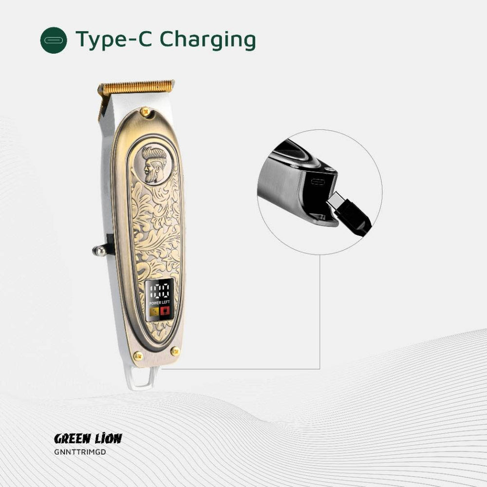Green Lion Gentleman Hair Trimmer - Goud-Baardtrimmer-Ilumina Benelux