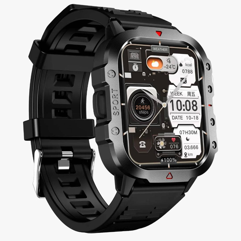 Green Lion Gravix Smart Watch - Zwart-Smartwatches-Ilumina Benelux