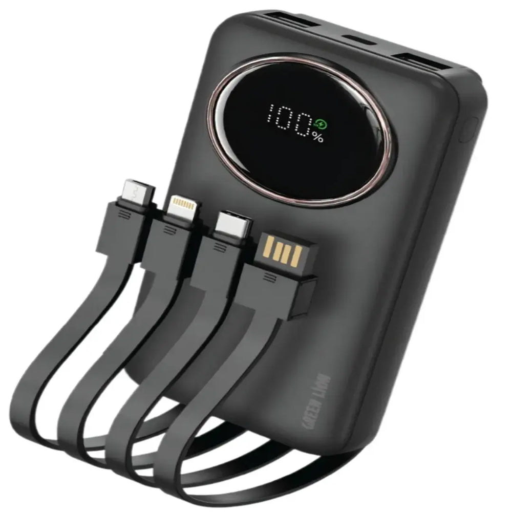 Green Lion Power Pulse PD 22.5W Powerbank 10000mAh - Zwart-Powerbank-Ilumina Benelux