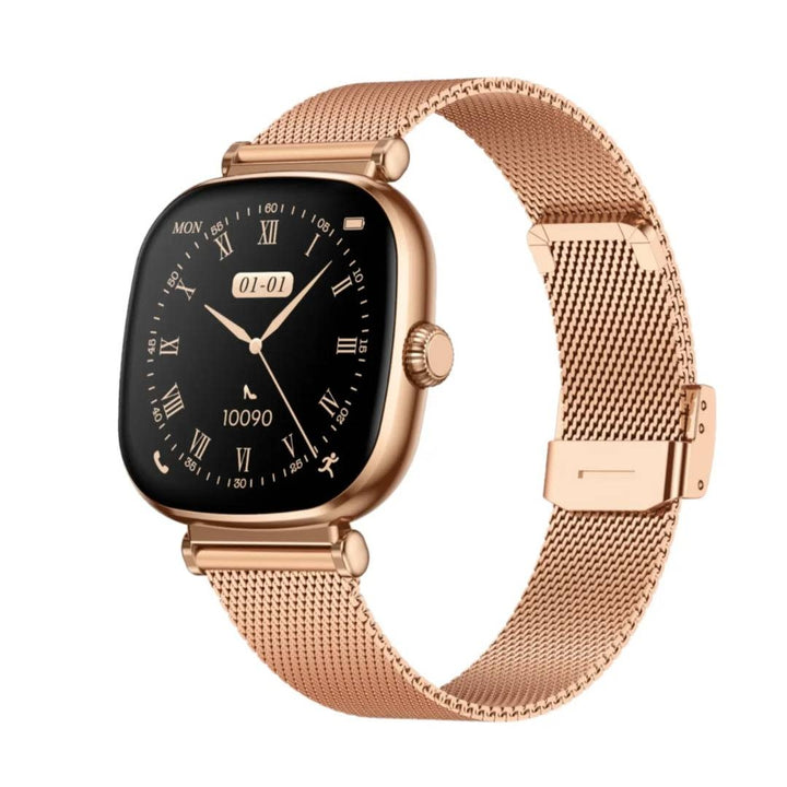 Green Lion Princess Smart Watch - Glossy Gold-Smartwatches-Ilumina Benelux