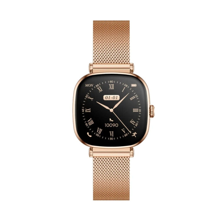 Green Lion Princess Smart Watch - Glossy Gold-Smartwatches-Ilumina Benelux