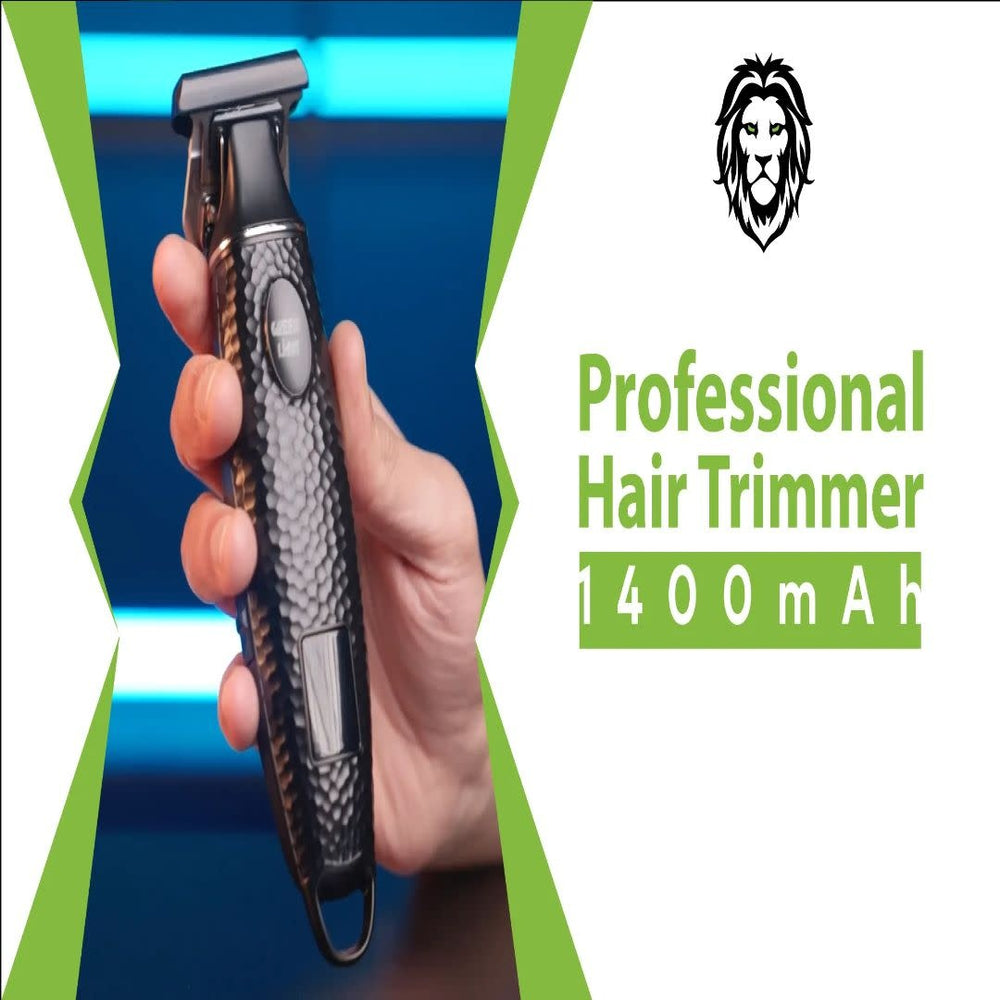 Green Lion Professional Hair Trimmer - 1400mAh - Zwart-Baardtrimmer-Ilumina Benelux