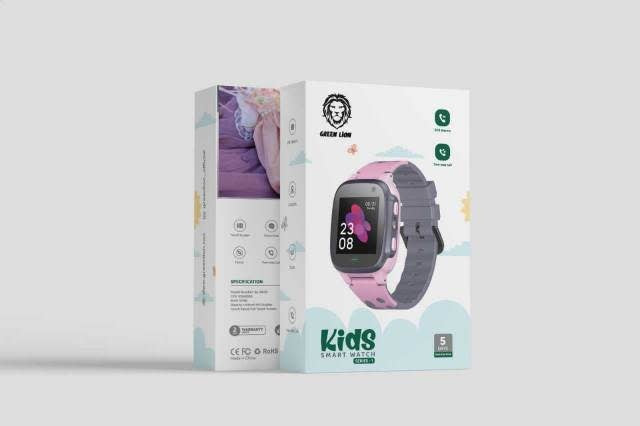 Green Lion Series-1 Kids Smart Watch - Pink-Smartwatches-Ilumina Benelux