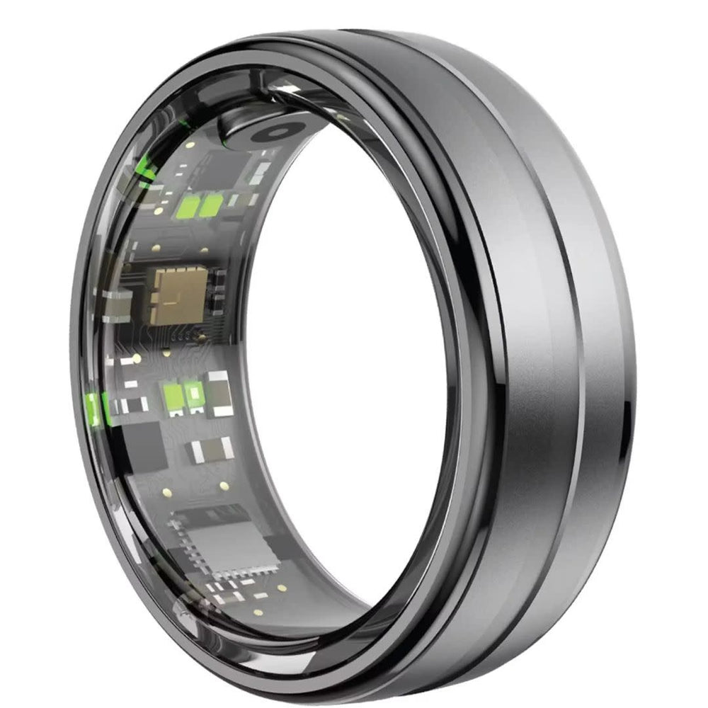 Green Lion Smart Health Tracker Ring - Size 10 - Zwart-Trackers-Ilumina Benelux