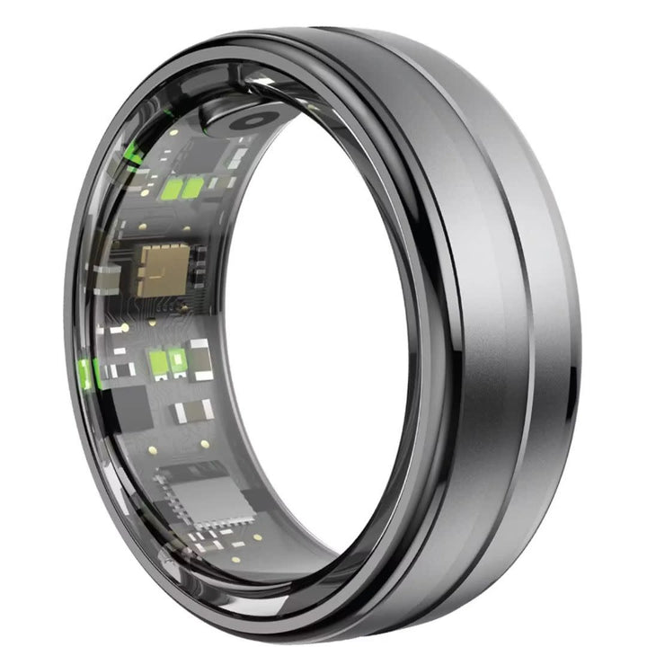 Green Lion Smart Health Tracker Ring - Size 10 - Zwart-Trackers-Ilumina Benelux