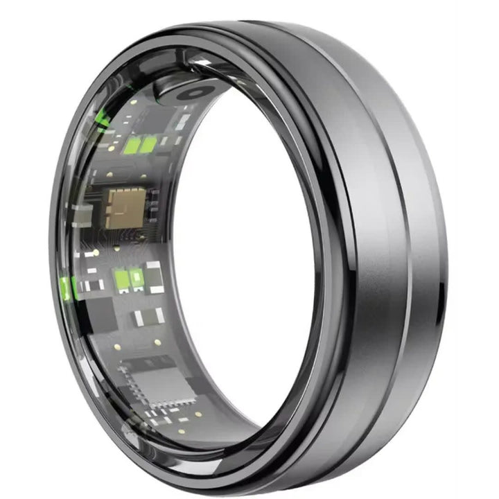 Green Lion Smart Health Tracker Ring - Size 9 - Zwart-Trackers-Ilumina Benelux