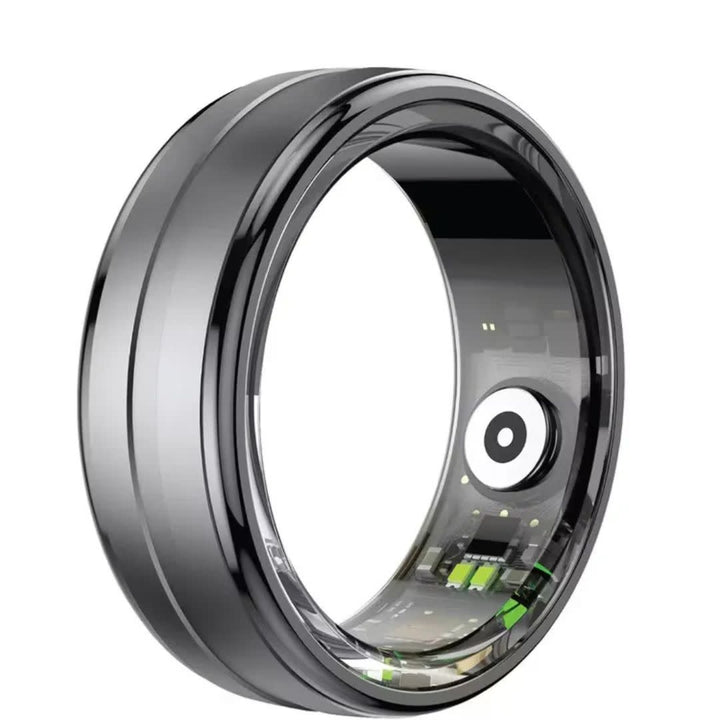 Green Lion Smart Health Tracker Ring - Size 9 - Zwart-Trackers-Ilumina Benelux