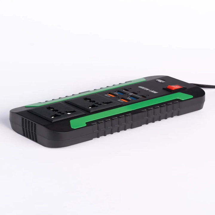 Green Lion Spark 300w Power Inverter - Zwart-Omvormer-Ilumina Benelux
