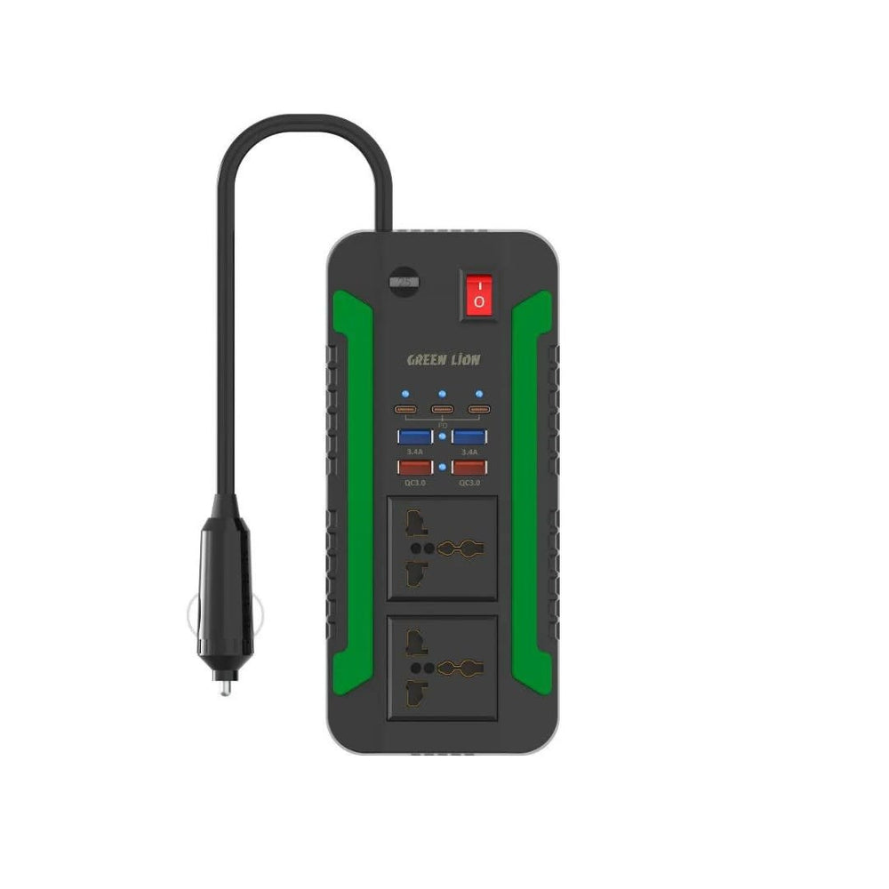 Green Lion Spark 300w Power Inverter - Zwart-Omvormer-Ilumina Benelux