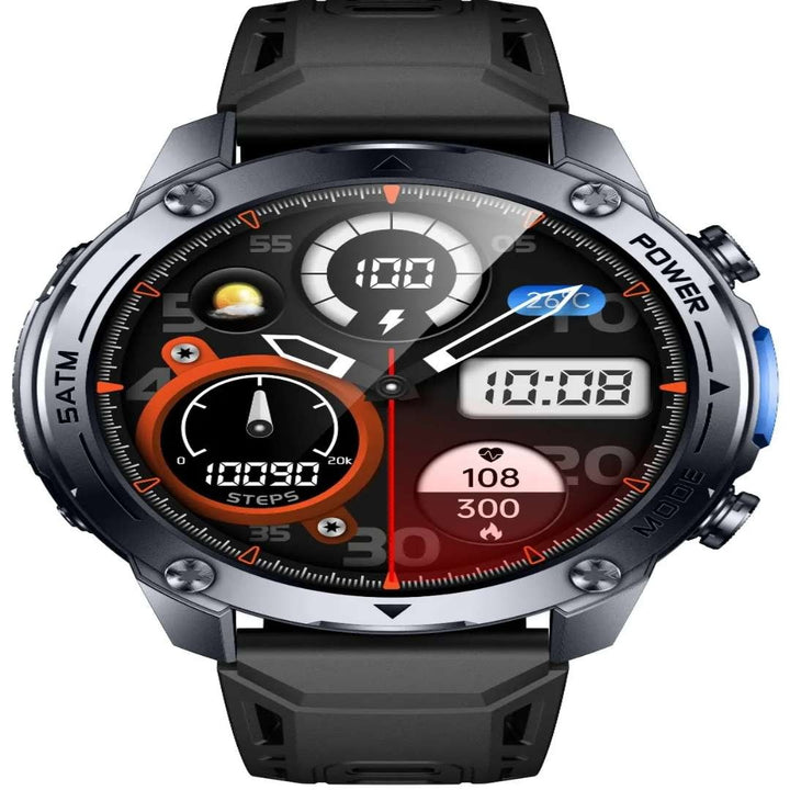 Green Lion Vision GPS Smart Watch - Zwart-Smartwatches-Ilumina Benelux
