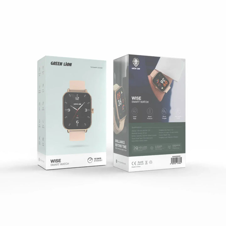 Green Lion Wise Smart Watch - Pink-Smartwatches-Ilumina Benelux