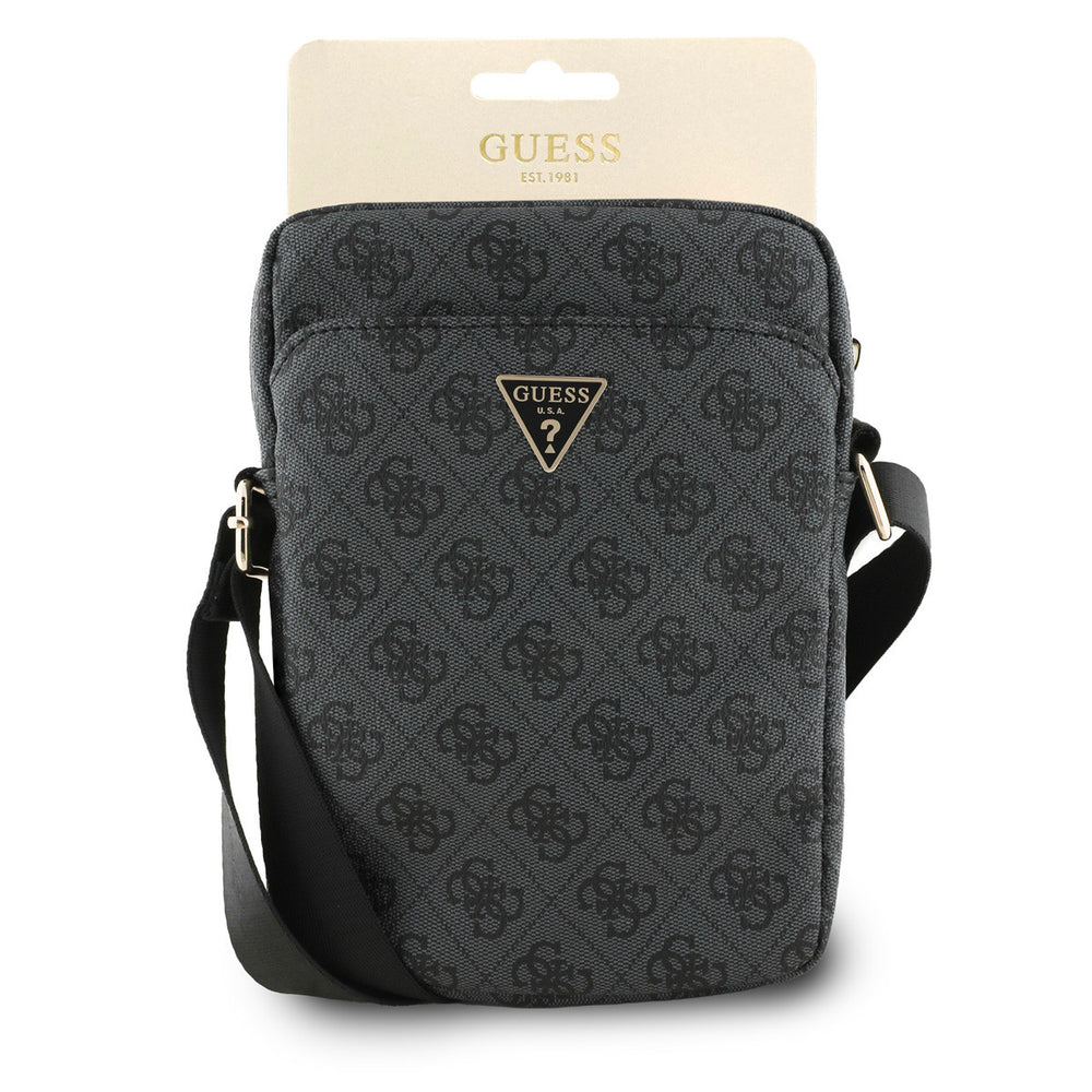 Guess 10 Inch Tablet Bag - Triangle Logo - Zwart-Tablethoesjes-Ilumina Benelux