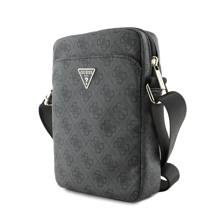 Guess 10 Inch Tablet Bag - Triangle Logo - Zwart-Tablethoesjes-Ilumina Benelux
