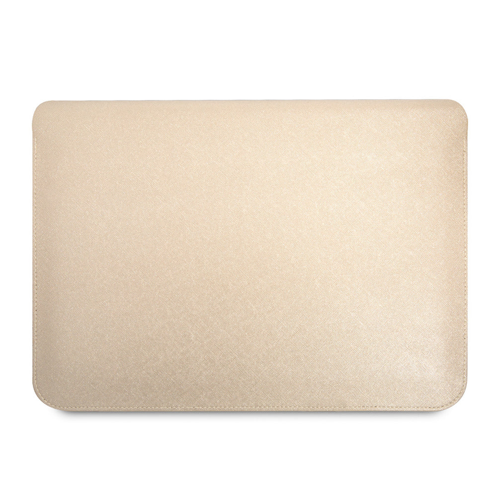 Guess 14 Inch Laptop- en Tablet-Sleeve - PU Saffiano - Beige-Laptopcover-Ilumina Benelux