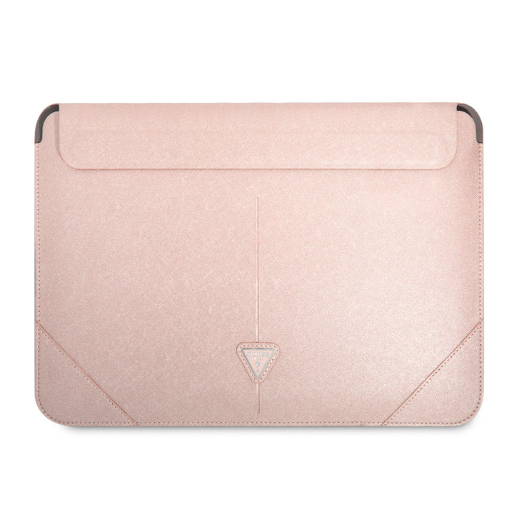 Guess 14 Inch Laptop- en Tablet-Sleeve - PU Saffiano - Roze-Laptopcover-Ilumina Benelux