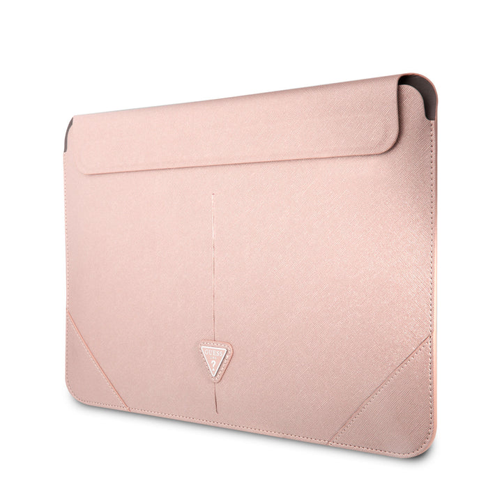 Guess 14 Inch Laptop- en Tablet-Sleeve - PU Saffiano - Roze-Laptopcover-Ilumina Benelux