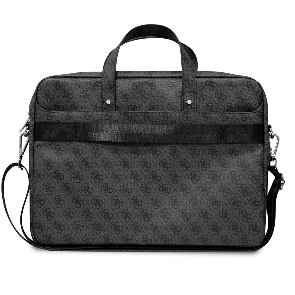 Guess 15 Inch PU Leather Laptop- en Tablettas - 4G PU hot stamp - Grijs-Laptopcover-Ilumina Benelux