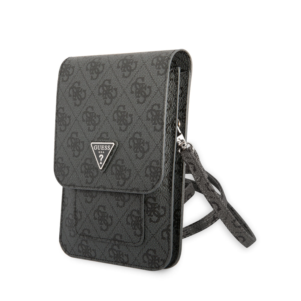 Guess 7 inch PU Leather Wallet bag - Zwart - 4G - Triangle-Tablethoesjes-Ilumina Benelux