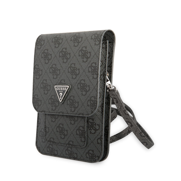 Guess 7 inch PU Leather Wallet bag - Zwart - 4G - Triangle-Tablethoesjes-Ilumina Benelux