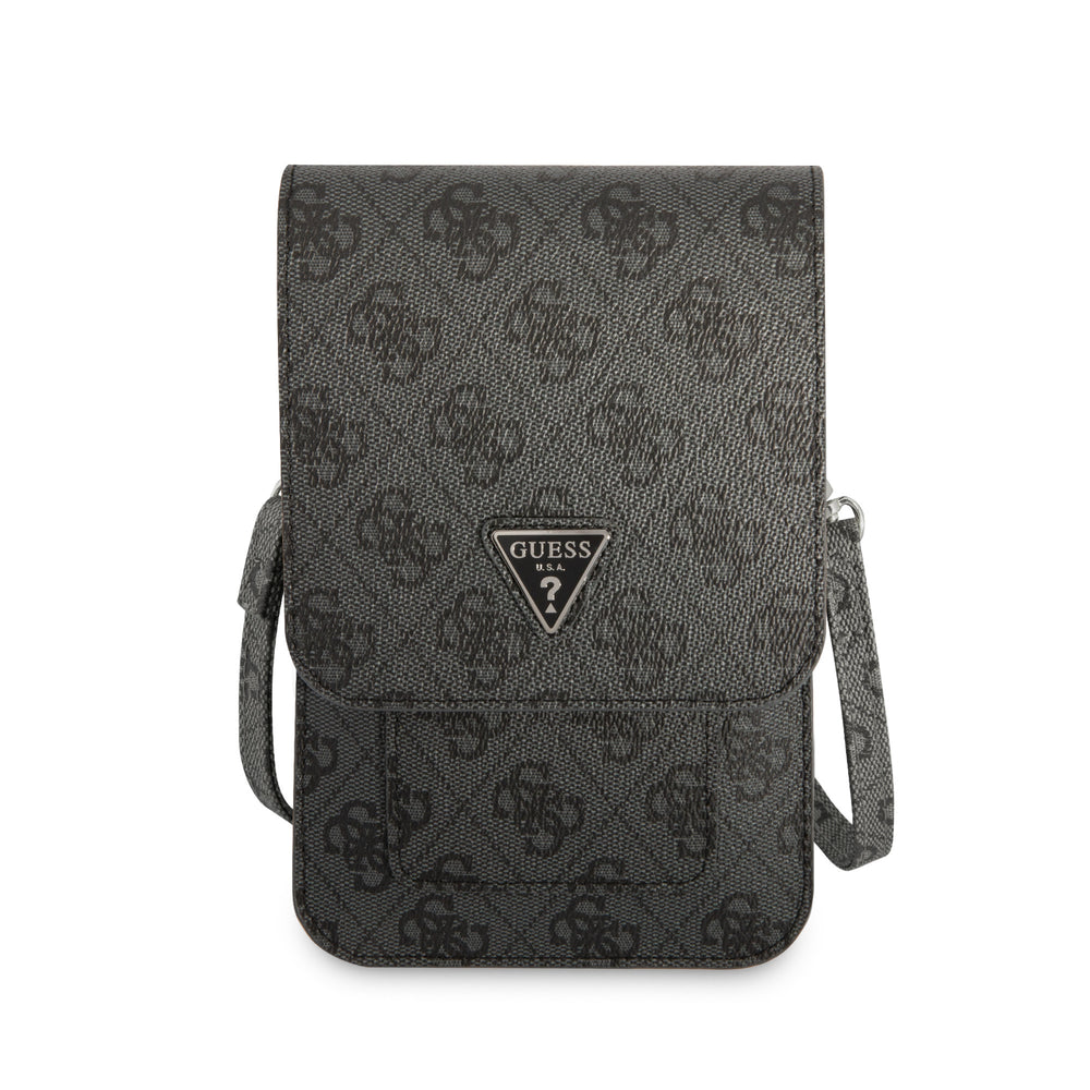 Guess 7 inch PU Leather Wallet bag - Zwart - 4G - Triangle-Tablethoesjes-Ilumina Benelux