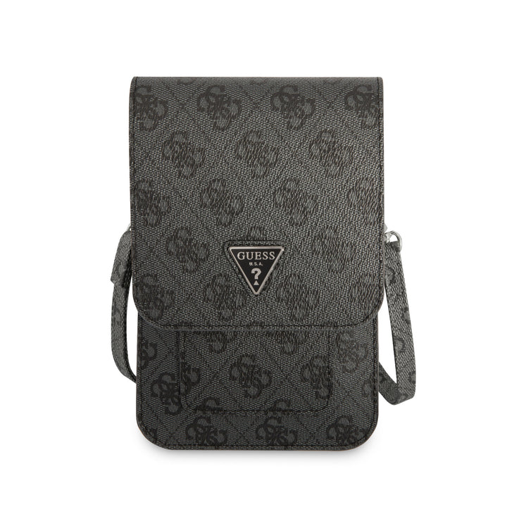 Guess 7 inch PU Leather Wallet bag - Zwart - 4G - Triangle-Tablethoesjes-Ilumina Benelux