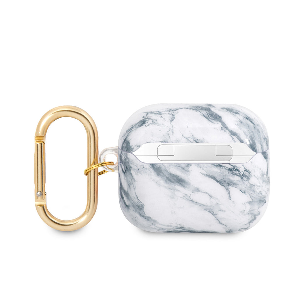 Guess Airpods 3 Case - Marble - Blauw-Koptelefoon case-Ilumina Benelux