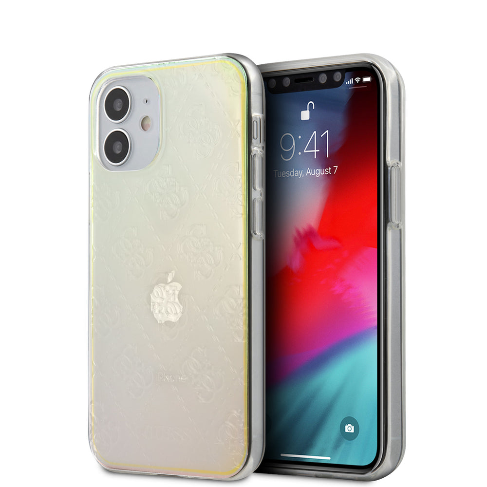 Guess Apple iPhone 12 Mini Print Backcover hoesje - 3D Pattern-Hoesjes-Ilumina Benelux