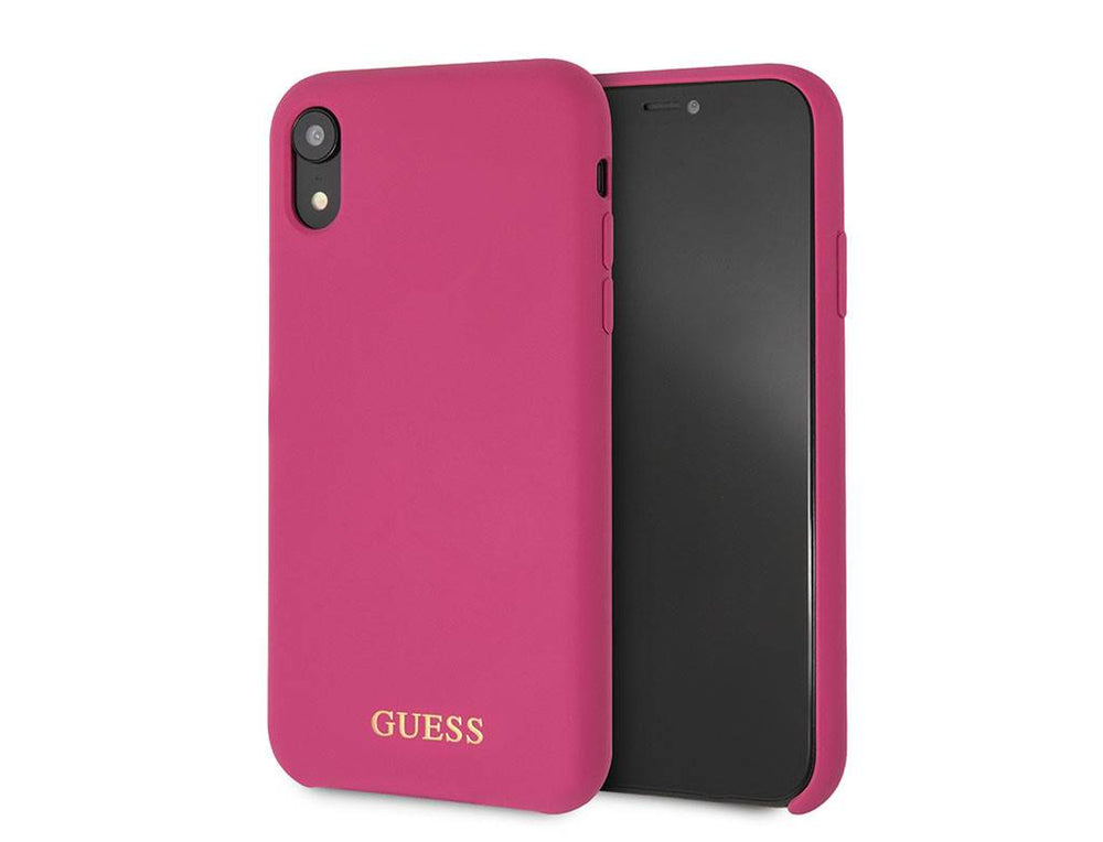 Guess Back cover voor Apple iPhone XR - Roze-Hoesjes-Ilumina Benelux