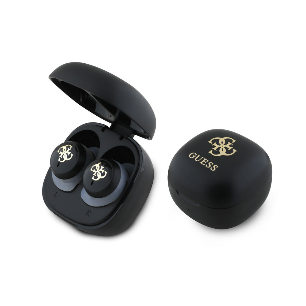 Guess Bluetooth Earbuds - Mini - TWS - Big 4G Logo - Zwart-In-ear koptelefoon-Ilumina Benelux