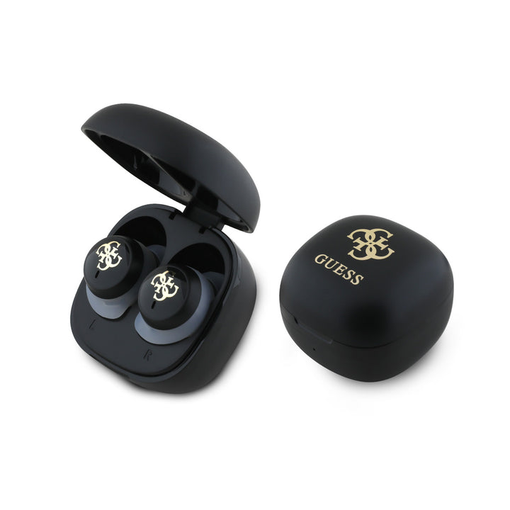 Guess Bluetooth Earbuds - Mini - TWS - Big 4G Logo - Zwart-In-ear koptelefoon-Ilumina Benelux