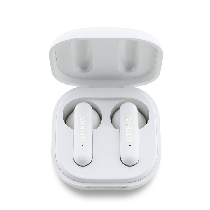 Guess Bluetooth Earbuds - TWS - 4G Metal Logo - Wit-In-ear koptelefoon-Ilumina Benelux
