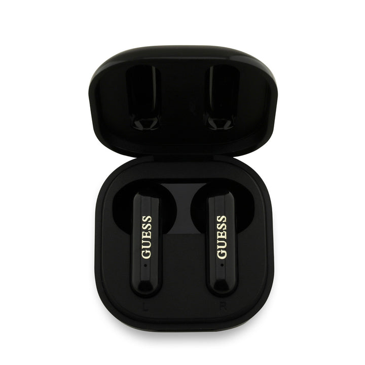 Guess Bluetooth Earbuds - TWS - 4G Metal Logo - Zwart-In-ear koptelefoon-Ilumina Benelux