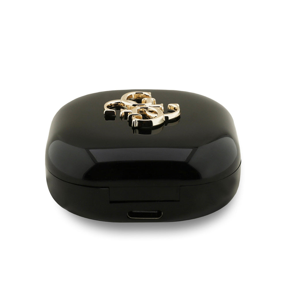 Guess Bluetooth Earbuds - TWS - 4G Metal Logo - Zwart-In-ear koptelefoon-Ilumina Benelux