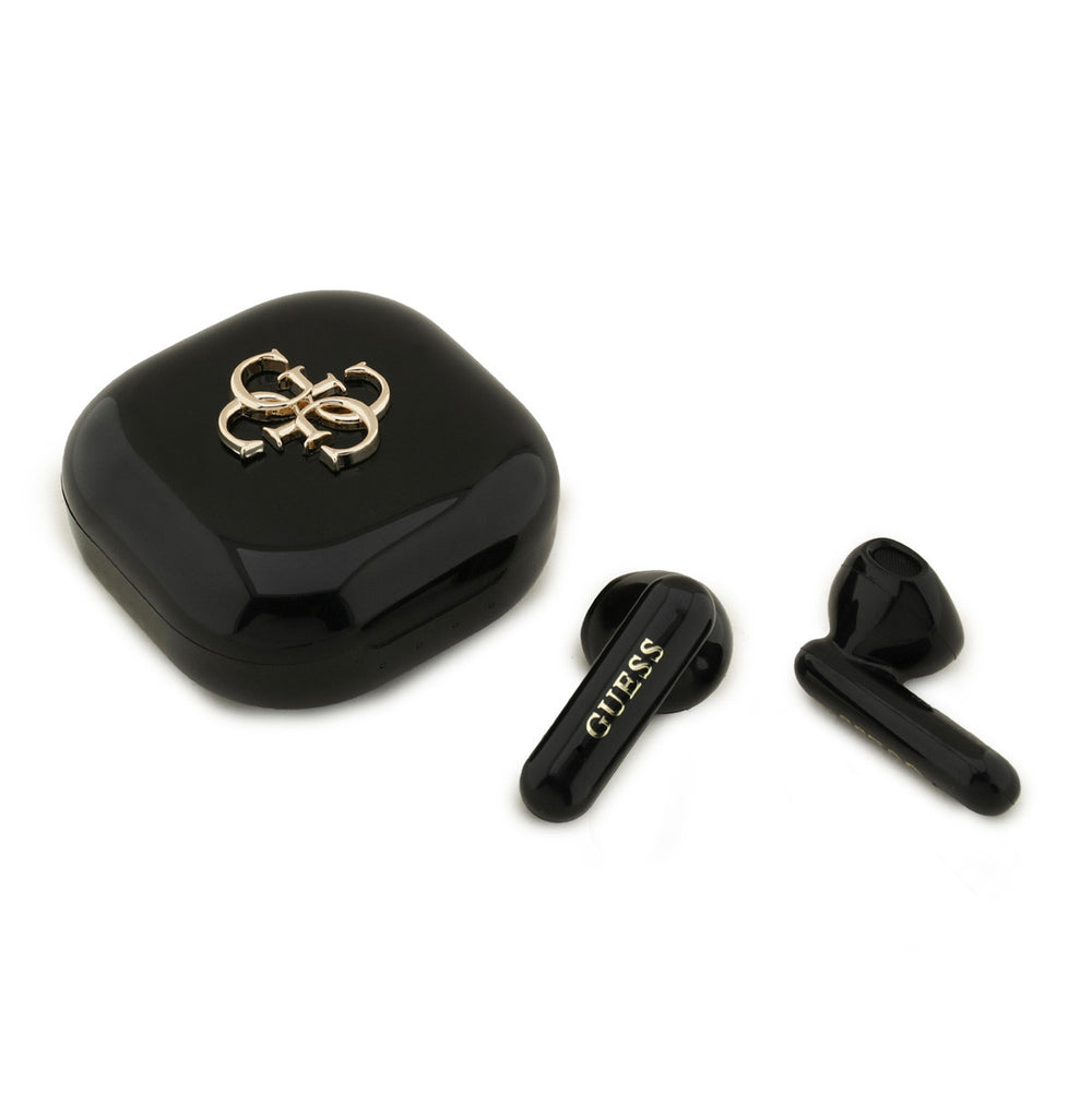 Guess Bluetooth Earbuds - TWS - 4G Metal Logo - Zwart-In-ear koptelefoon-Ilumina Benelux