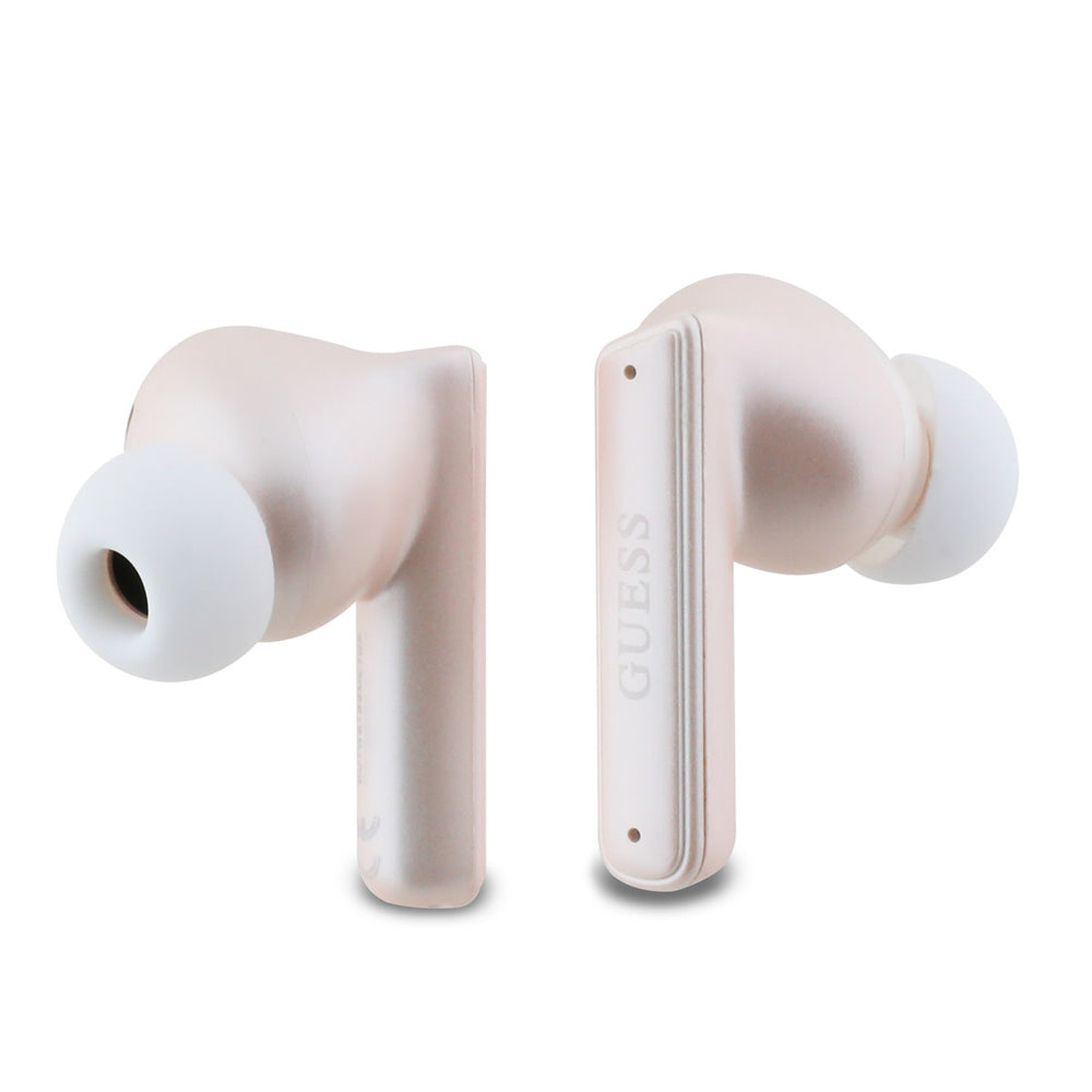 Guess Bluetooth Earbuds - TWS - ANC&ENC - Classic Printed Logo - Roze-In-ear koptelefoon-Ilumina Benelux