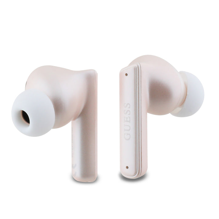 Guess Bluetooth Earbuds - TWS - ANC&ENC - Classic Printed Logo - Roze-In-ear koptelefoon-Ilumina Benelux