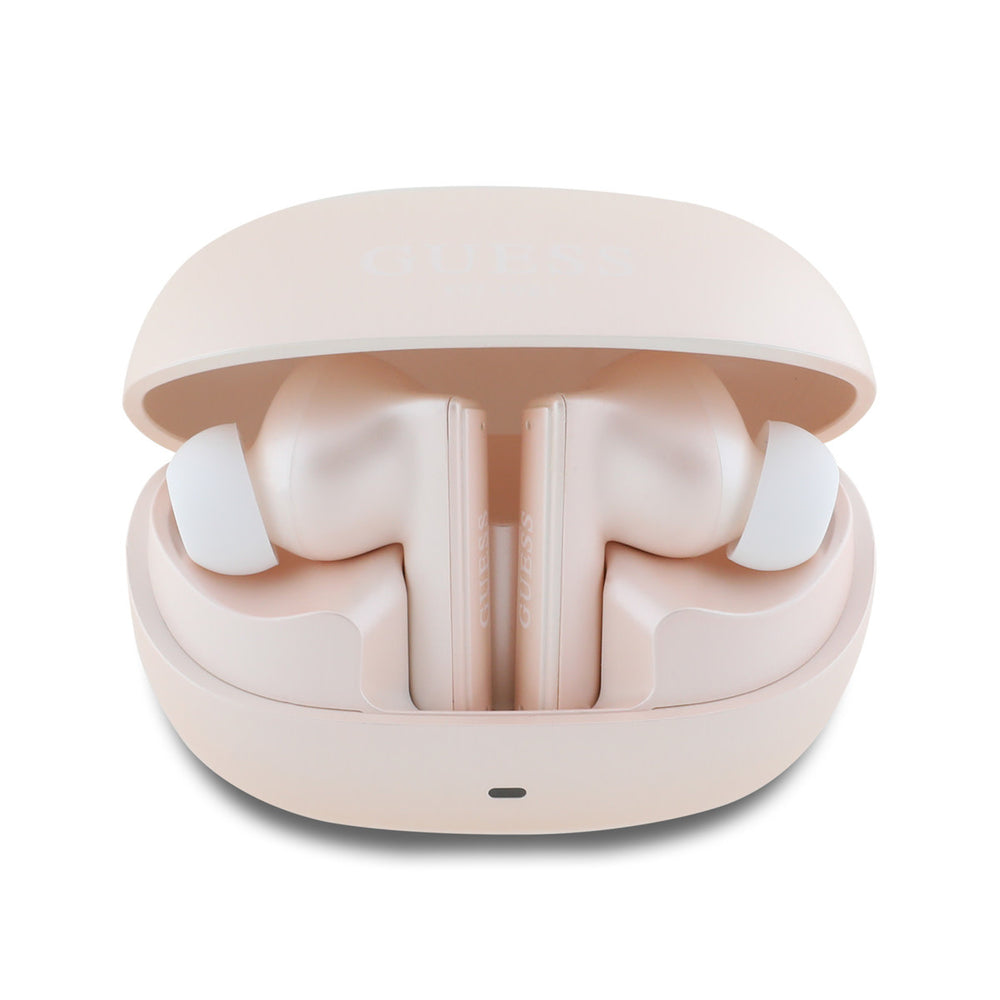 Guess Bluetooth Earbuds - TWS - ANC&ENC - Classic Printed Logo - Roze-In-ear koptelefoon-Ilumina Benelux