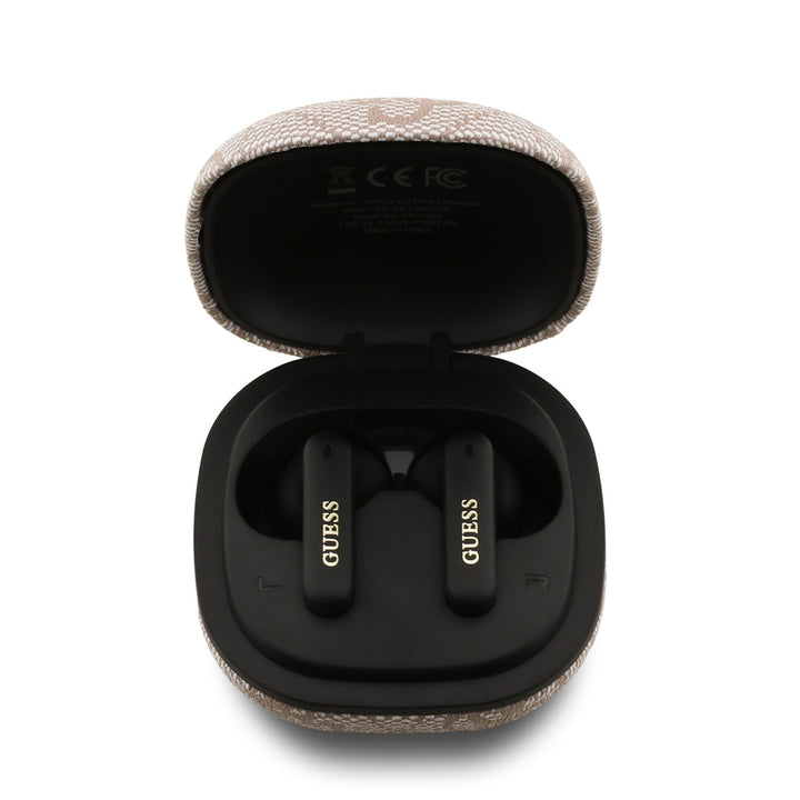 Guess Bluetooth Earbuds - TWS - ENC 4G - Classic Metal Logo - Roze-In-ear koptelefoon-Ilumina Benelux