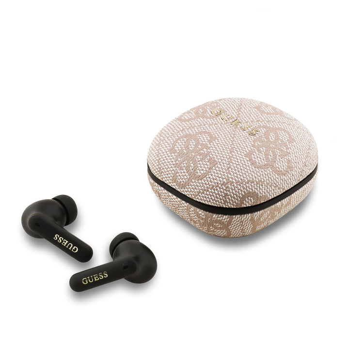 Guess Bluetooth Earbuds - TWS - ENC 4G - Classic Metal Logo - Roze-In-ear koptelefoon-Ilumina Benelux