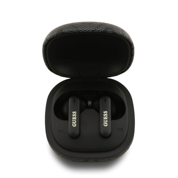 Guess Bluetooth Earbuds - TWS - ENC 4G - Classic Metal Logo - Zwart-In-ear koptelefoon-Ilumina Benelux