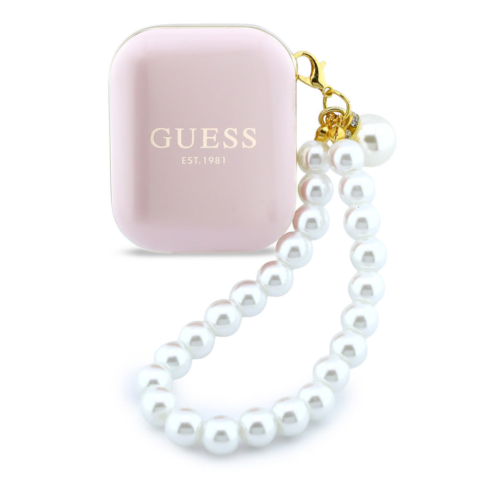 Guess Bluetooth Earbuds - TWS - Pearl Strap - Roze-In-ear koptelefoon-Ilumina Benelux