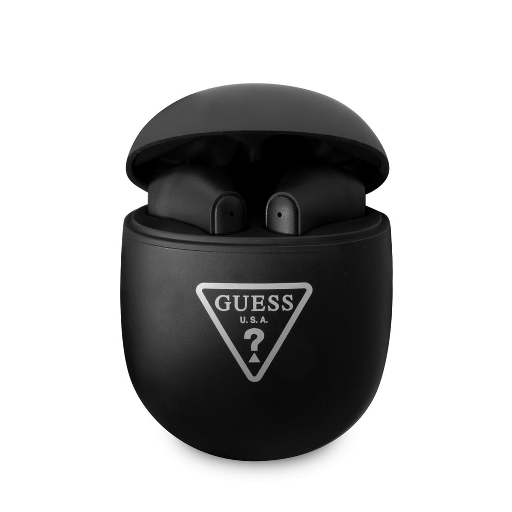 Guess Bluetooth Earbuds - TWS - Triangle Logo - Zwart-In-ear koptelefoon-Ilumina Benelux