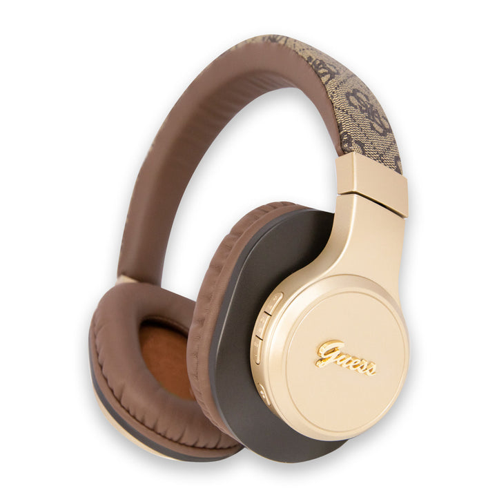 Guess Bluetooth Headphones - 4G Script - Bruin-Headphones-Ilumina Benelux