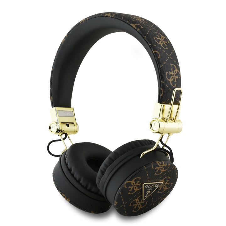 Guess Bluetooth Headphones - 4G Triangle - Round Shape - Zwart-Headphones-Ilumina Benelux