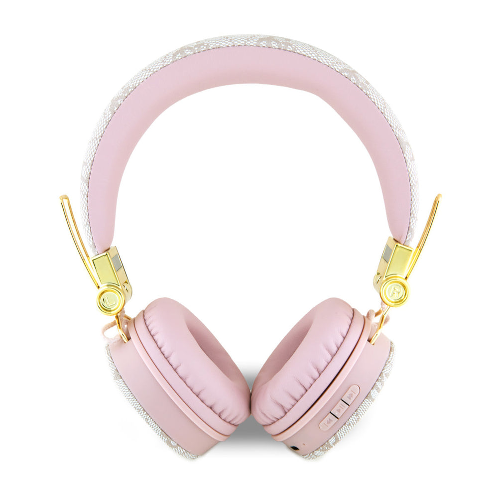 Guess Bluetooth Headphones - 4G with Round Shape - Roze-Headphones-Ilumina Benelux
