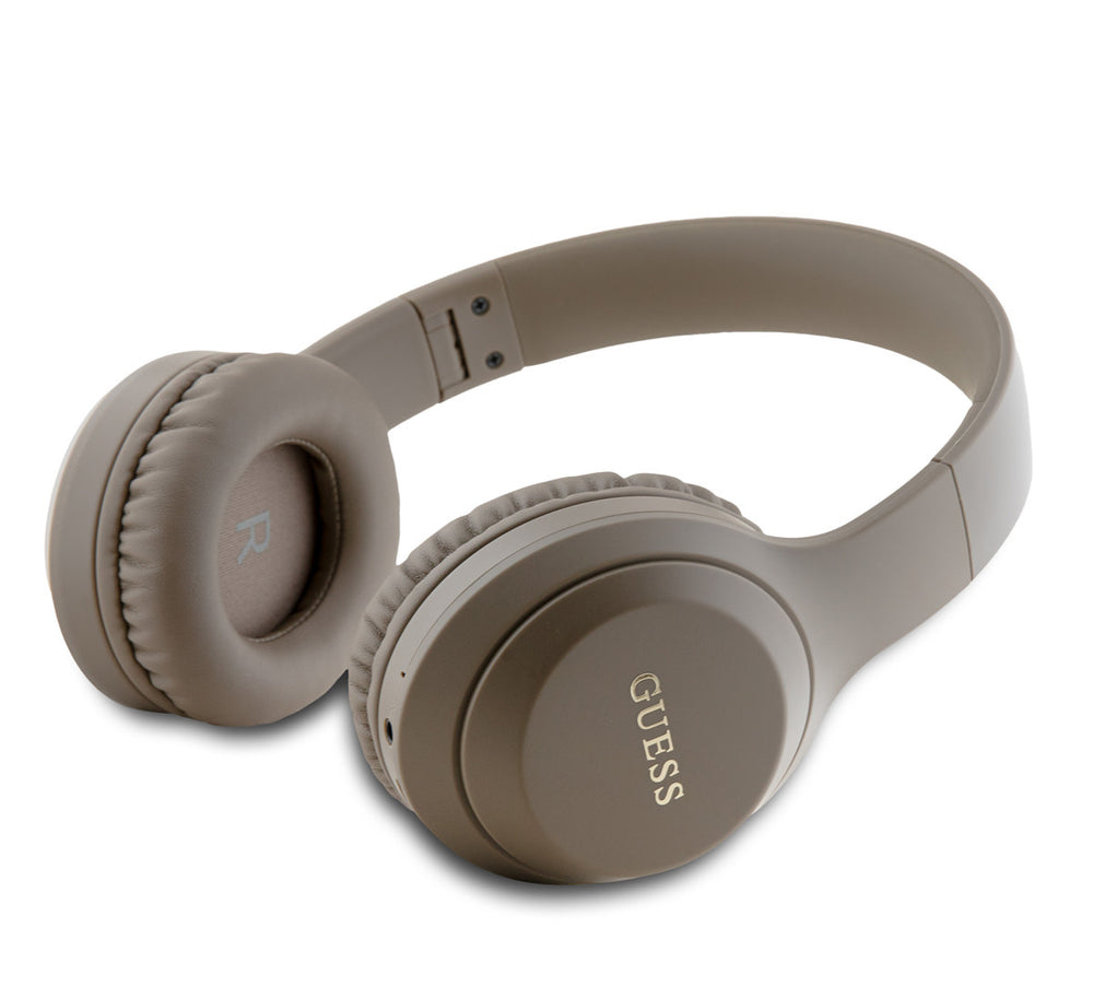 Guess Bluetooth Headphones - Classic Printed Logo - Bruin-Headphones-Ilumina Benelux